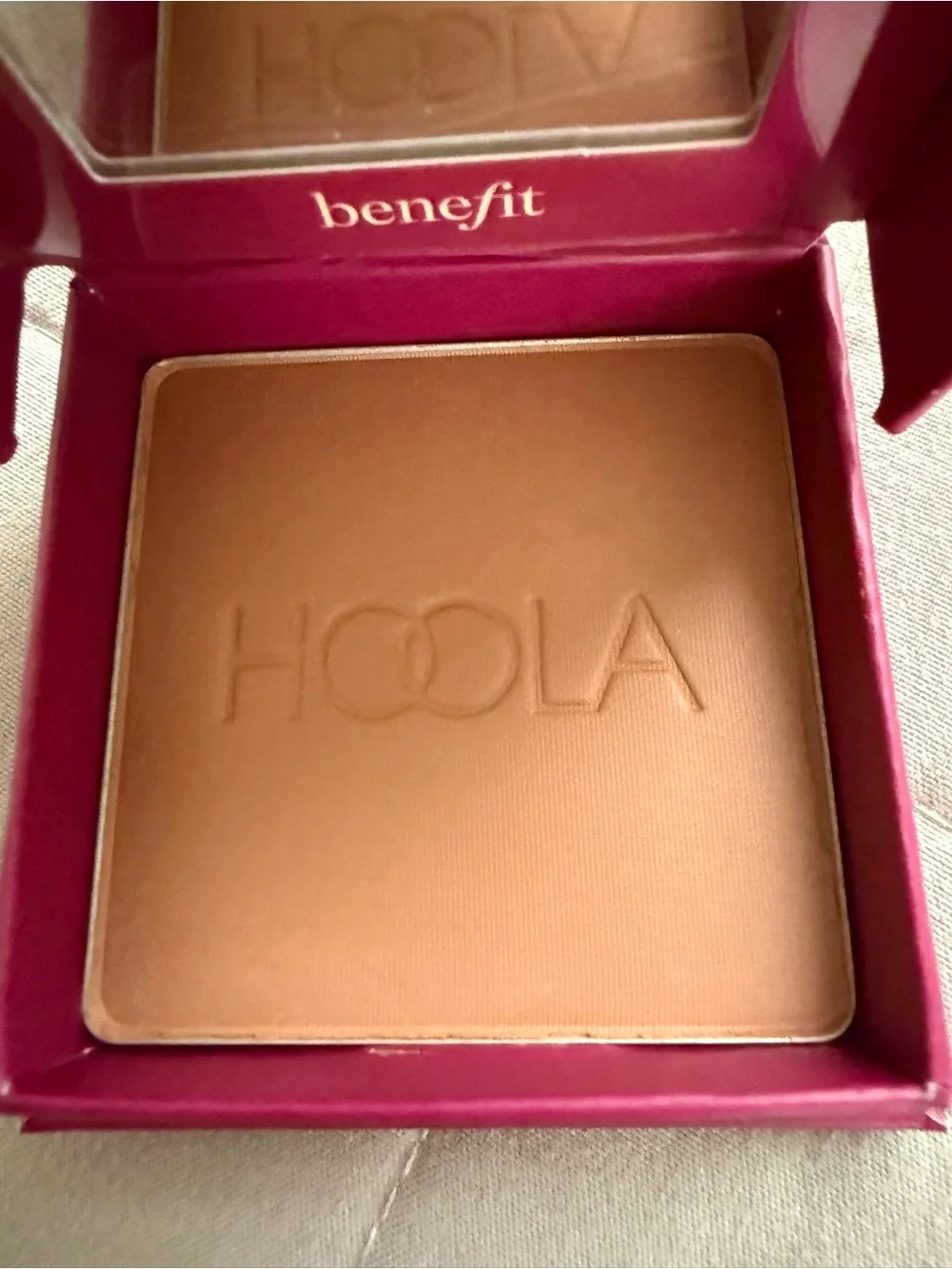 Benefit Hoola Powder Bronzer in Deep Berry and Tan Packaging - New, Never Used